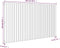 vidaXL - Hoofdbord - wandmontage - 204x3x110 - cm - massief - grenenhout - grijs