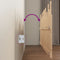 vidaXL - Hoofdbord - wandmontage - 204x3x80 - cm - massief - grenenhout