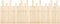 vidaXL - Hoofdbord - wandmontage - 204x3x80 - cm - massief - grenenhout