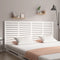 vidaXL - Hoofdbord - wandmontage - 206x3x91,5 - cm - massief - grenenhout - wit
