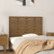 vidaXL - Hoofdbord - wandmontage - 81x3x63 - cm - massief - grenenhout - honingbruin