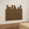 vidaXL - Hoofdbord - wandmontage - 95,5x3x80 - cm - grenenhout - honingbruin