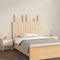 vidaXL - Hoofdbord - wandmontage - 95,5x3x80 - cm - massief - grenenhout