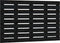 vidaXL - Hoofdbord - wandmontage - 96x3x63 - cm - massief - grenenhout - zwart