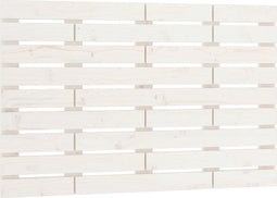vidaXL - Hoofdbord - wandmontage - 96x3x63 - cm - massief - grenenhout - wit
