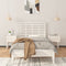 vidaXL - Hoofdbord - wandmontage - 96x3x63 - cm - massief - grenenhout - wit