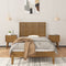 vidaXL - Hoofdbord - wandmontage - 96x3x63 - cm - massief - grenenhout - honingbruin