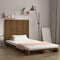 vidaXL - Hoofdbord - wandmontage - 96x3x91,5 - cm - grenenhout - honingbruin