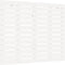vidaXL - Hoofdbord - wandmontage - 96x3x91,5 - cm - massief - grenenhout - wit