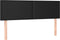 vidaXL - Hoofdbordem - 2 - st - 72x5x78/88 - cm - kunstleer - zwart