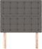 vidaXL - Hoofdbordem - 2 - st - 72x5x78/88 - cm - kunstleer - zwart