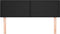 vidaXL - Hoofdbordem - 2 - st - 72x5x78/88 - cm - kunstleer - zwart