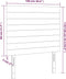 vidaXL - Hoofdborden - 2 - st - 100 - x - 5 - x - 78/88 - cm - fluweel - lichtgrijs