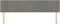 vidaXL - Hoofdborden - 2 - st - 100 - x - 5 - x - 78/88 - cm - fluweel - lichtgrijs