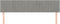 vidaXL - Hoofdborden - 2 - st - 100 - x - 5 - x - 78/88 - cm - fluweel - lichtgrijs