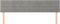 vidaXL - Hoofdborden - 2 - st - 100 - x - 5 - x - 78/88 - cm - fluweel - lichtgrijs