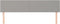 vidaXL - Hoofdborden - 2 - st - 100 - x - 5 - x - 78/88 - cm - stof - lichtgrijs