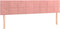 vidaXL - Hoofdborden - 2 - st - 100x5x78/88 - cm - fluweel - roze
