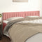 vidaXL - Hoofdborden - 2 - st - 100x5x78/88 - cm - fluweel - roze