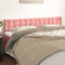 vidaXL - Hoofdborden - 2 - st - 100x5x78/88 - cm - fluweel - roze