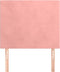 vidaXL - Hoofdborden - 2 - st - 100x5x78/88 - cm - fluweel - roze