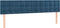 vidaXL - Hoofdborden - 2 - st - 100x5x78/88 - cm - fluweel - donkerblauw
