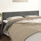 vidaXL - Hoofdborden - 2 - st - 100x5x78/88 - cm - fluweel - donkergrijs