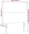 vidaXL - Hoofdborden - 2 - st - 100x5x78/88 - cm - fluweel - donkergrijs