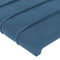 vidaXL - Hoofdborden - 2 - st - 100x5x78/88 - cm - fluweel - donkerblauw