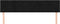 vidaXL - Hoofdborden - 2 - st - 100x5x78/88 - cm - fluweel - zwart
