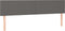 vidaXL - Hoofdborden - 2 - st - 100x5x78/88 - cm - kunstleer - grijs