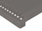 vidaXL - Hoofdborden - 2 - st - 100x5x78/88 - cm - kunstleer - grijs