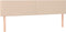 vidaXL - Hoofdborden - 2 - st - 100x5x78/88 - cm - kunstleer - cappuccinokleurig