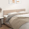 vidaXL - Hoofdborden - 2 - st - 100x5x78/88 - cm - kunstleer - cappuccinokleurig