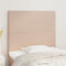 vidaXL - Hoofdborden - 2 - st - 100x5x78/88 - cm - kunstleer - cappuccinokleurig