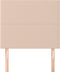 vidaXL - Hoofdborden - 2 - st - 100x5x78/88 - cm - kunstleer - cappuccinokleurig