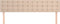 vidaXL - Hoofdborden - 2 - st - 100x5x78/88 - cm - kunstleer - cappuccinokleurig