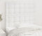 vidaXL - Hoofdborden - 2 - st - 100x5x78/88 - cm - kunstleer - wit