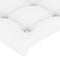 vidaXL - Hoofdborden - 2 - st - 100x5x78/88 - cm - kunstleer - wit