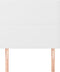 vidaXL - Hoofdborden - 2 - st - 100x5x78/88 - cm - kunstleer - wit