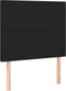 vidaXL - Hoofdborden - 2 - st - 100x5x78/88 - cm - kunstleer - zwart