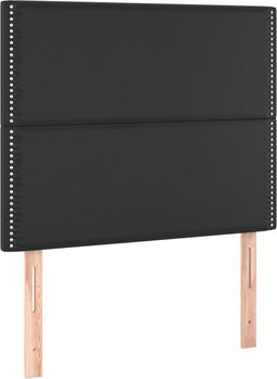 vidaXL - Hoofdborden - 2 - st - 100x5x78/88 - cm - kunstleer - zwart