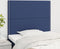 vidaXL - Hoofdborden - 2 - st - 100x5x78/88 - cm - stof - blauw
