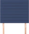 vidaXL - Hoofdborden - 2 - st - 100x5x78/88 - cm - stof - blauw