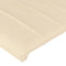 vidaXL - Hoofdborden - 2 - st - 100x5x78/88 - cm - stof - crèmekleurig