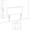 vidaXL - Hoofdborden - 2 - st - 100x5x78/88 - cm - stof - crèmekleurig