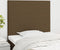 vidaXL - Hoofdborden - 2 - st - 100x5x78/88 - cm - stof - donkerbruin