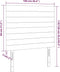 vidaXL - Hoofdborden - 2 - st - 100x5x78/88 - cm - stof - donkerbruin