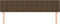vidaXL - Hoofdborden - 2 - st - 100x5x78/88 - cm - stof - donkerbruin