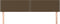 vidaXL - Hoofdborden - 2 - st - 100x5x78/88 - cm - stof - donkerbruin